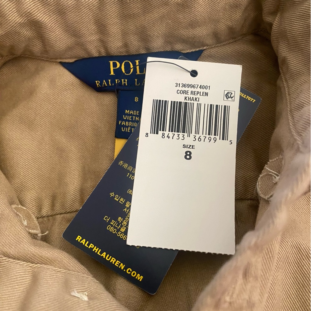 Ralph Lauren Khaki Girls Formal Dress - Picture 11 of 11
